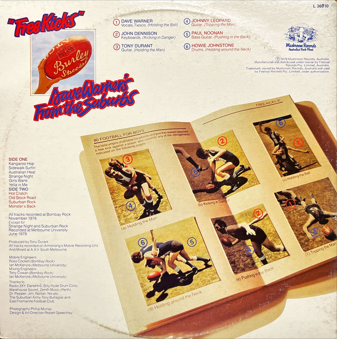 Dave Warner's From The Suburbs - Free Kicks (Vinyl LP)[Gatefold]