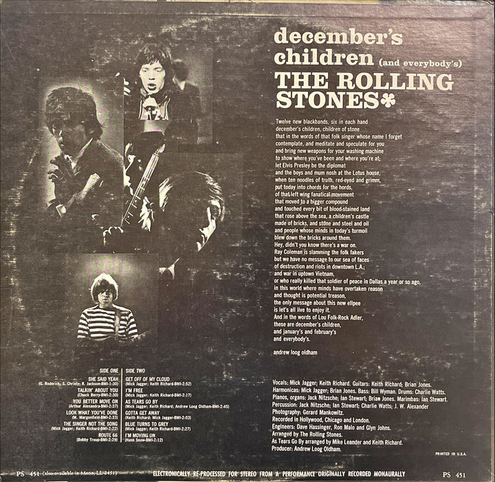 The Rolling Stones - December's Children (And Everybody's)(Vinyl LP)