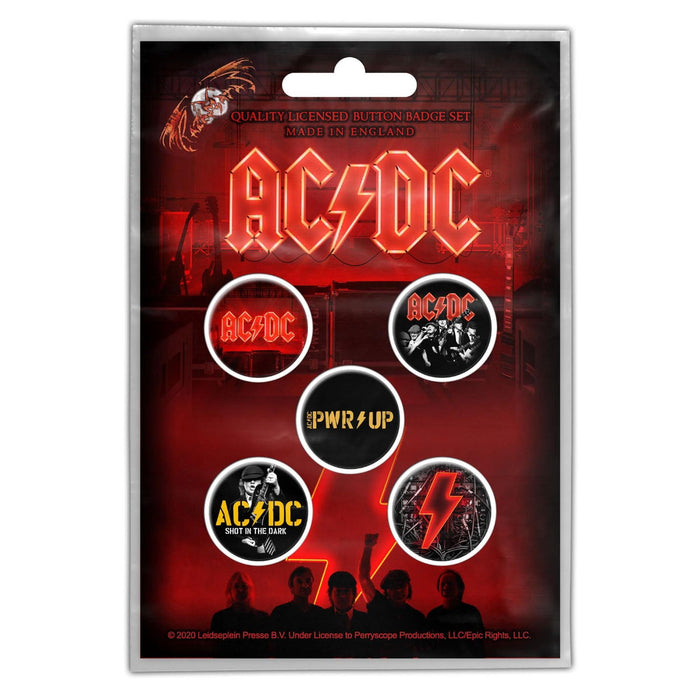 AC/DC - PWR UP (Button Badge Set)