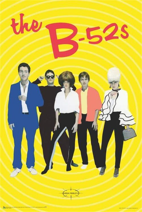 The B-52’s - High Fidelity (Poster)