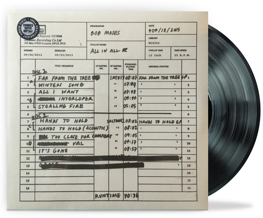 Bob Moses - All In All (Vinyl 2LP)