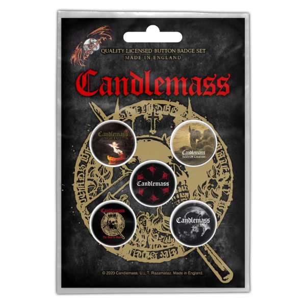 Candlemass - The Door To Doom (Button Badge Set)