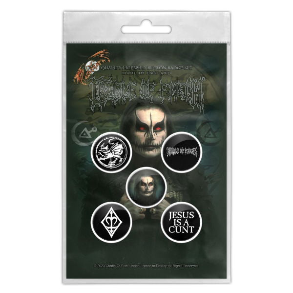 Cradle Of Filth - Hammer Of The Witches / Dani (Button Badge Set)