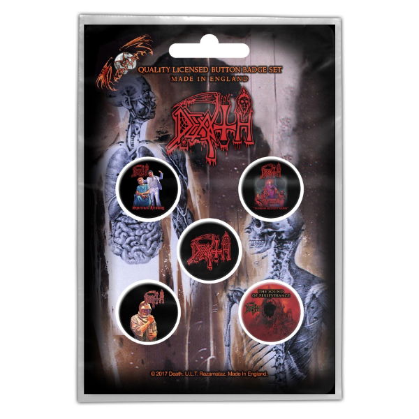 Death - Albums (Button Badge Set)