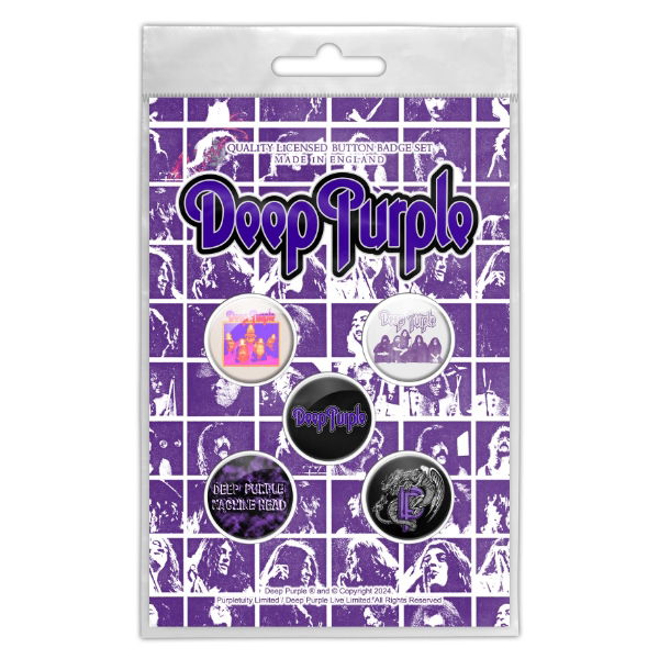 Deep Purple - Logo (Button Badge Set)