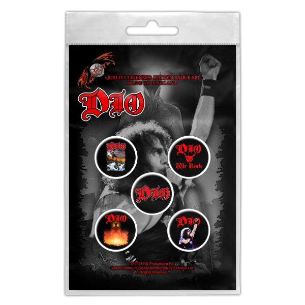 Dio - We Rock (Button Badge Set)