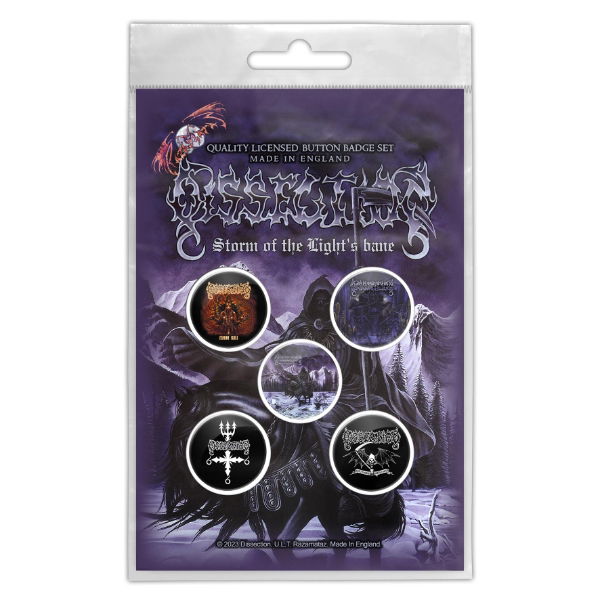 Dissection - Storm Of The Lights Bane (Button Badge Set)