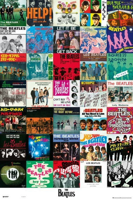 The Beatles - Singles Covers (Poster)