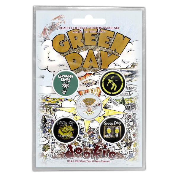 Green Day - Dookie (Button Badge Set)