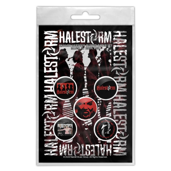 Halestorm - Portrait (Button Badge Set)