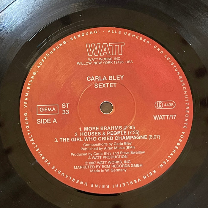 Carla Bley ‎- Sextet (Vinyl LP)