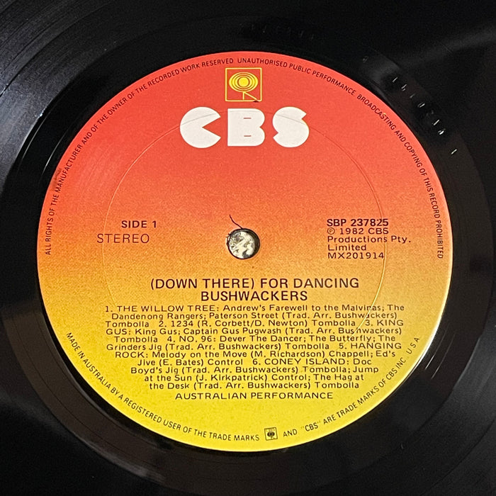The Bushwackers - Down There For Dancing (Vinyl LP)