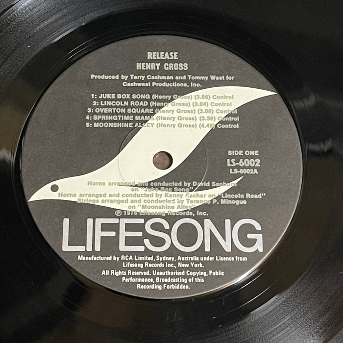 Henry Gross - Release (Vinyl LP)[Gatefod]
