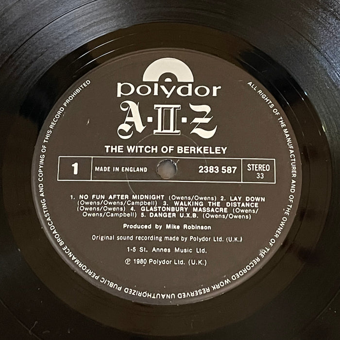 A II Z - The Witch Of Berkeley (Live) (Vinyl LP)