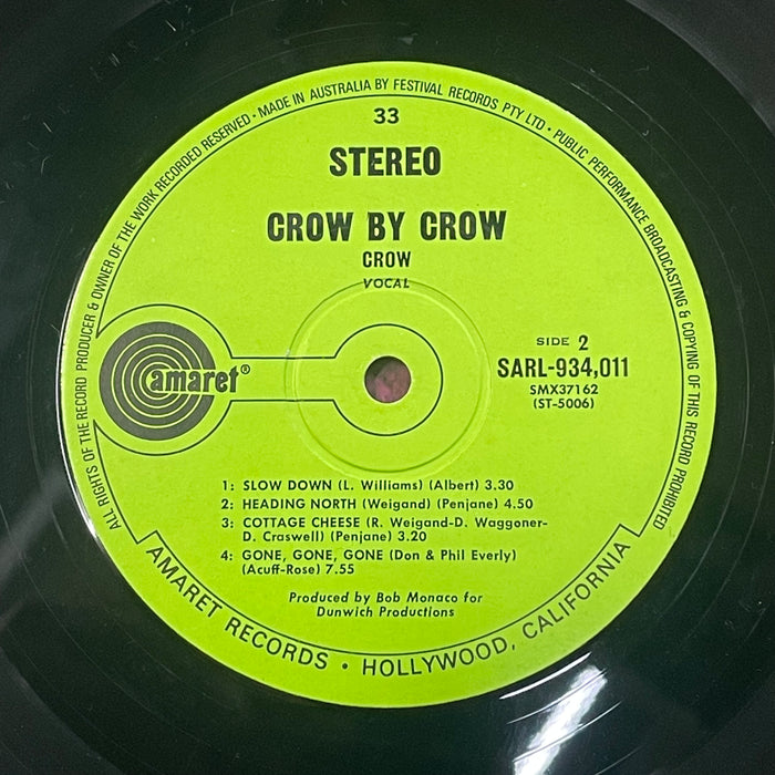 Crow - Crow By Crow (Vinyl LP)
