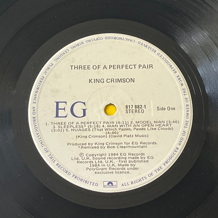 King Crimson - Three Of A Perfect Pair (Vinyl LP)