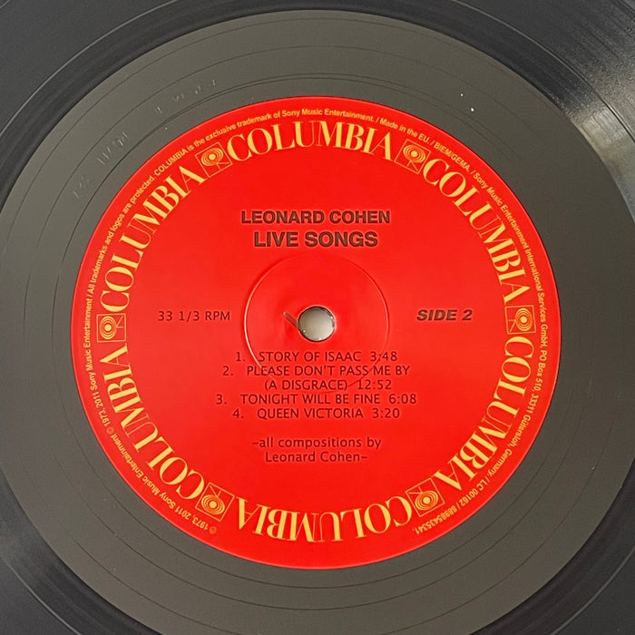 Leonard Cohen - Live Songs (Vinyl LP)