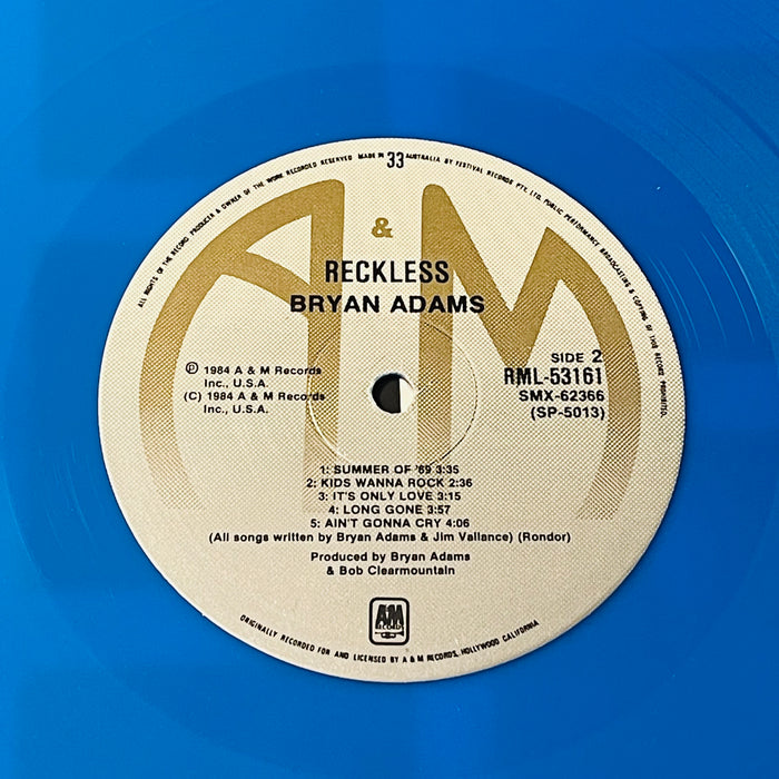 Bryan Adams - Reckless (Vinyl LP)