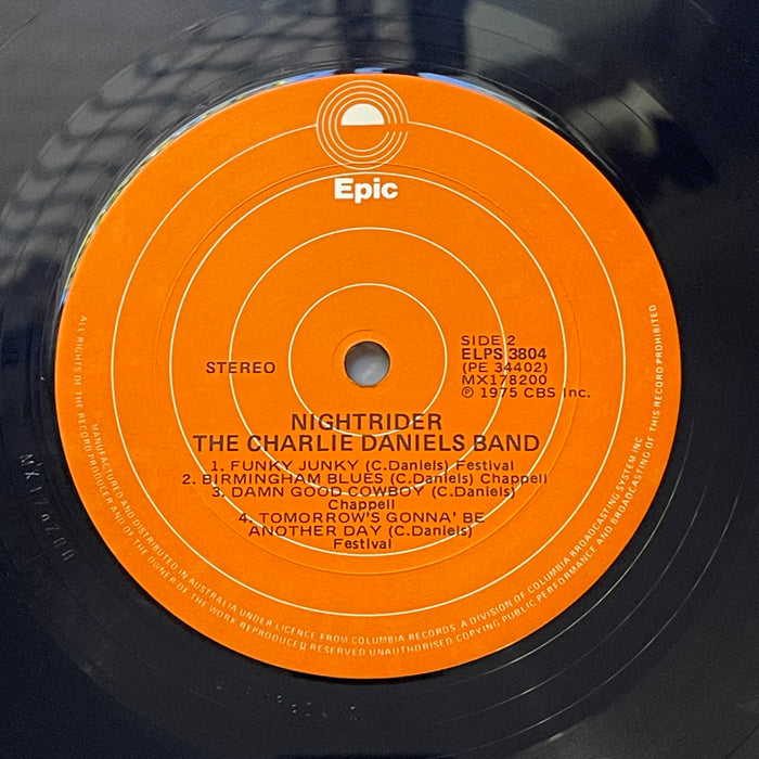 The Charlie Daniels Band - Nightrider (Vinyl LP)[Gatefold] — Record ...