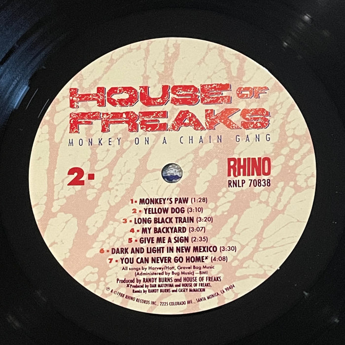 House Of Freaks - Monkey On A Chain Gang (Vinyl LP)