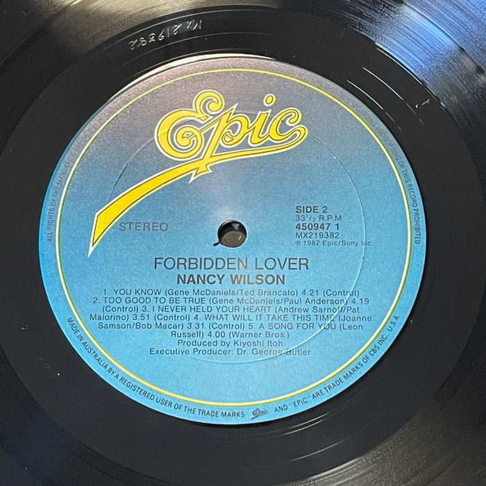 Nancy Wilson - Forbidden Lover (Vinyl LP)