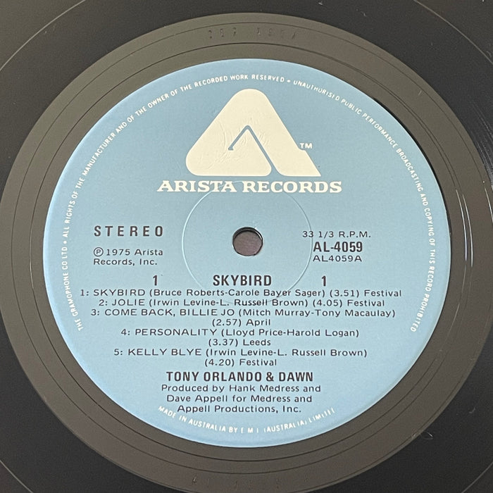 Tony Orlando & Dawn - Skybird (Vinyl LP)