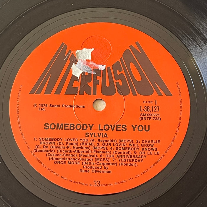 Sylvia - Somebody Loves You (Vinyl LP)