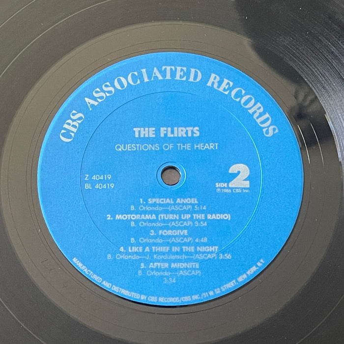 The Flirts - Questions Of The Heart (Vinyl LP)