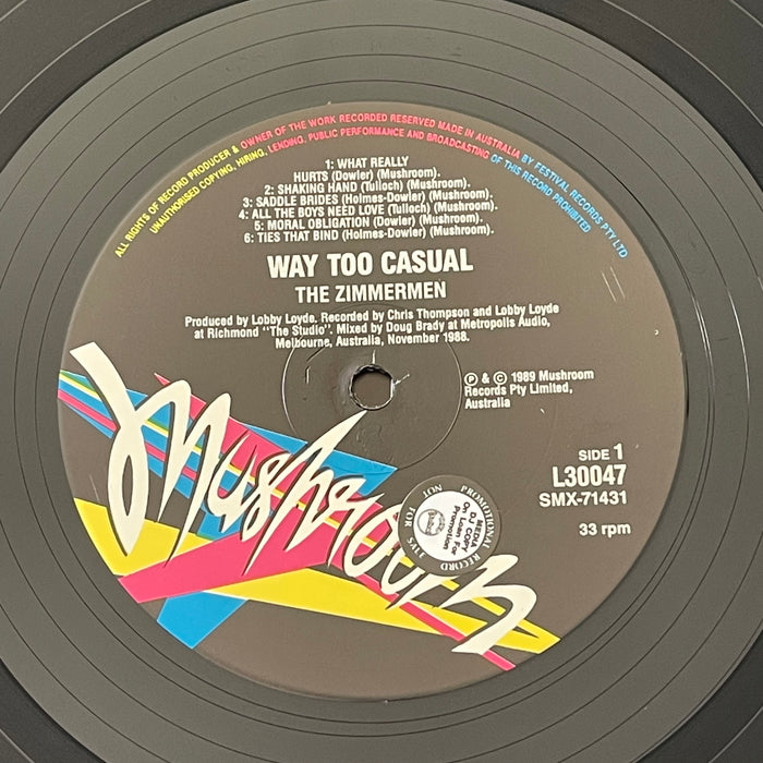 The Zimmermen - Way Too Casual (Vinyl LP)