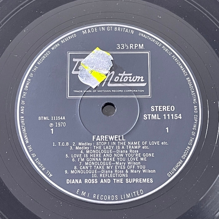 Diana Ross & The Supremes - Farewell (Vinyl 2LP)[Gatefold]
