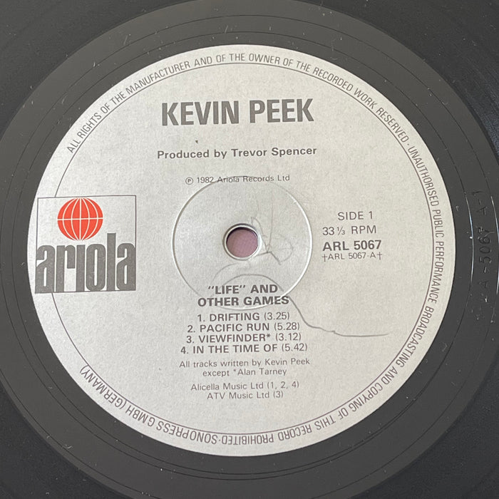 Kevin Peek - "Life" And Other Games (Vinyl LP)