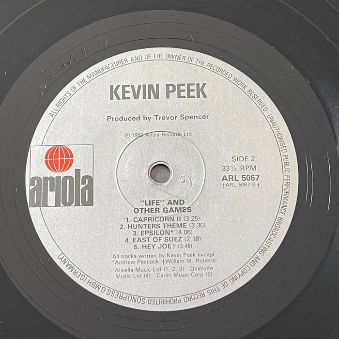 Kevin Peek - "Life" And Other Games (Vinyl LP)