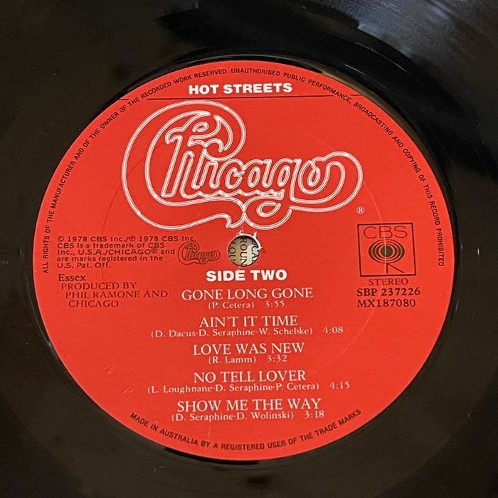 Chicago - Hot Streets (Vinyl LP)[Gatefold]