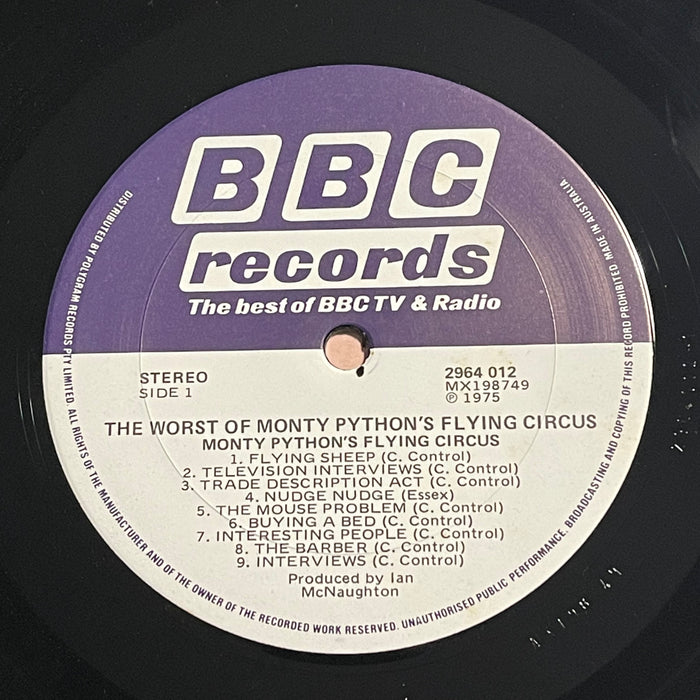 Monty Python's Flying Circus - The Worst Of Monty Python's Flying Circus (Vinyl LP)