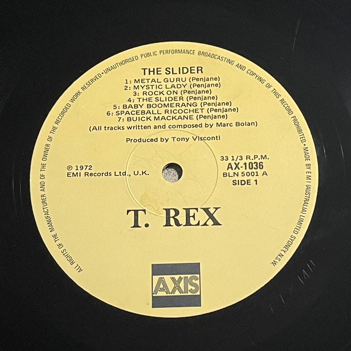 T. Rex - The Slider (Vinyl LP)