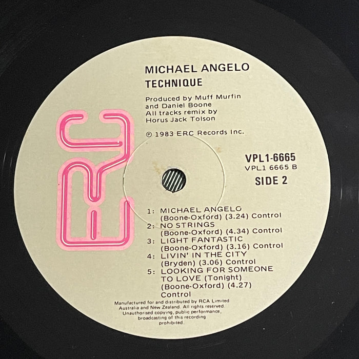 Technique - Michael Angelo (Vinyl LP)