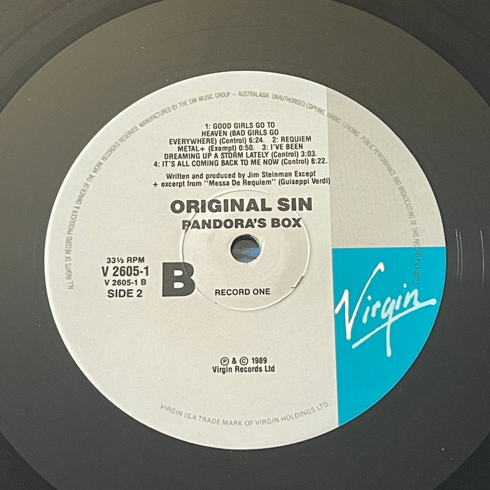 Pandora's Box - Original Sin (Vinyl 2LP)[Gatefold]