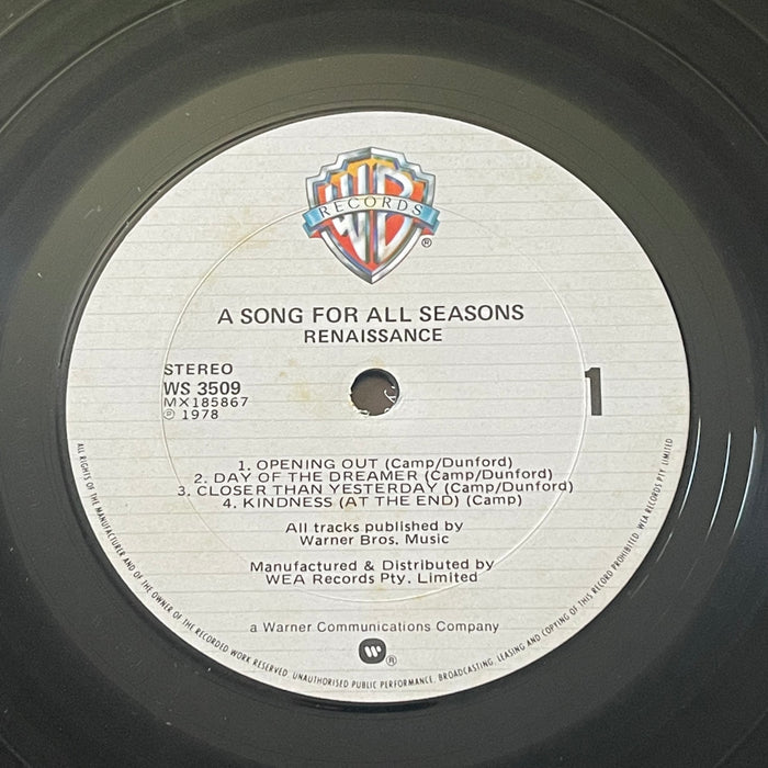 Renaissance - A Song For All Seasons (Vinyl LP)