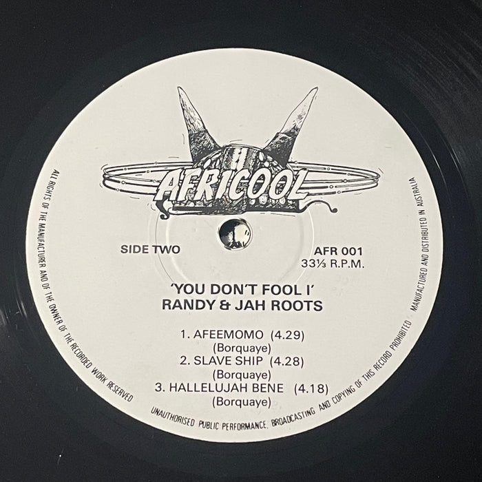 Randy & Jah Roots - You Don't Fool I (Vinyl LP)