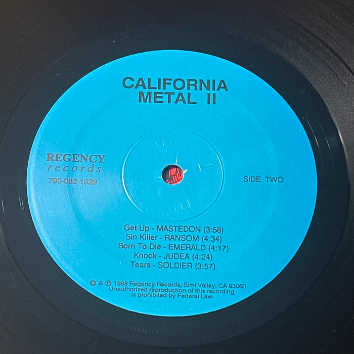 Various - California Metal Volume II (Vinyl LP)