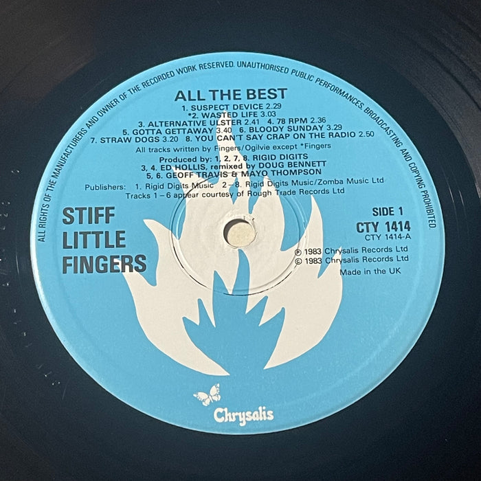 Stiff Little Fingers - All The Best (Vinyl 2LP)[Gatefold]