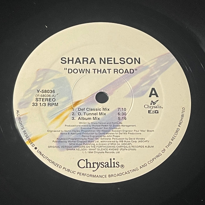 Shara Nelson - Down That Road (12" Single)