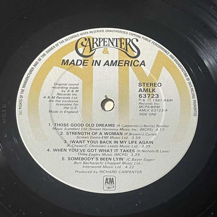 Carpenters - Made In America (Vinyl LP)