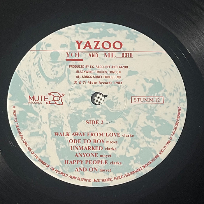 Yazoo - You And Me Both (Vinyl LP)