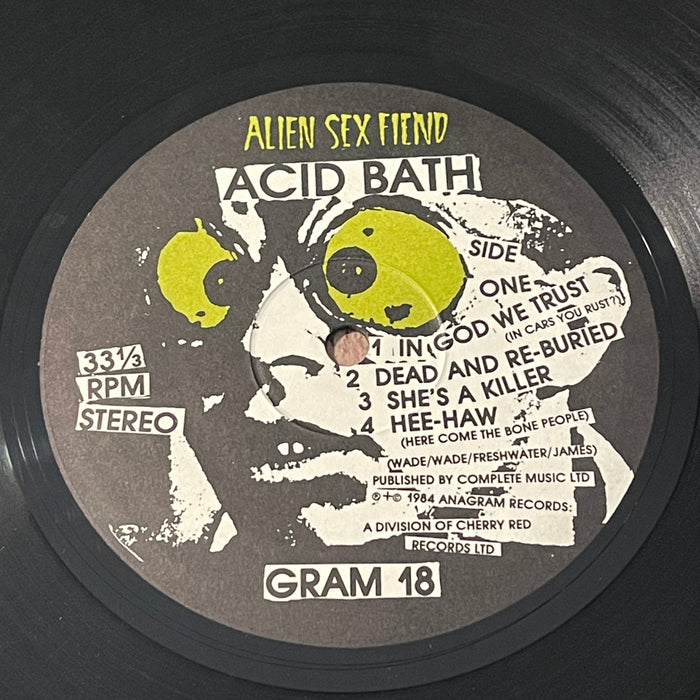 Alien Sex Fiend - Acid Bath (Vinyl LP)