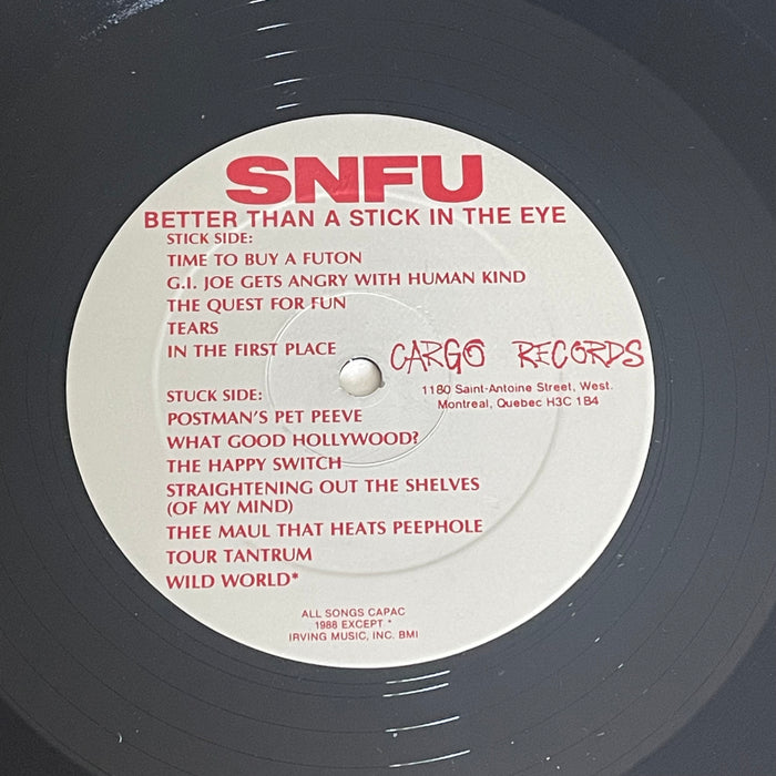 SNFU - Better Than A Stick In The Eye (Vinyl LP)