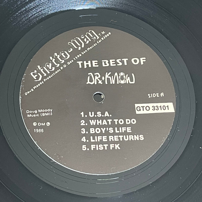 Dr. Know - The Best Of Dr. Know (Vinyl LP)