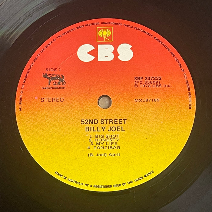 Billy Joel - 52nd Street (Vinyl LP)