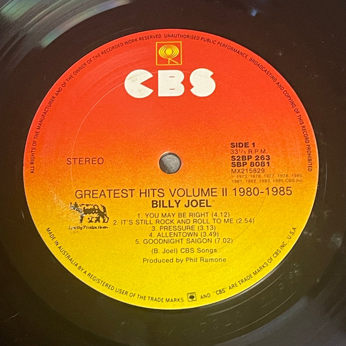 Billy Joel - Greatest Hits Volume I & Volume II (Vinyl 2LP)[Gatefold]