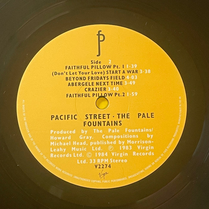 The Pale Fountains - Pacific Street (Vinyl LP)